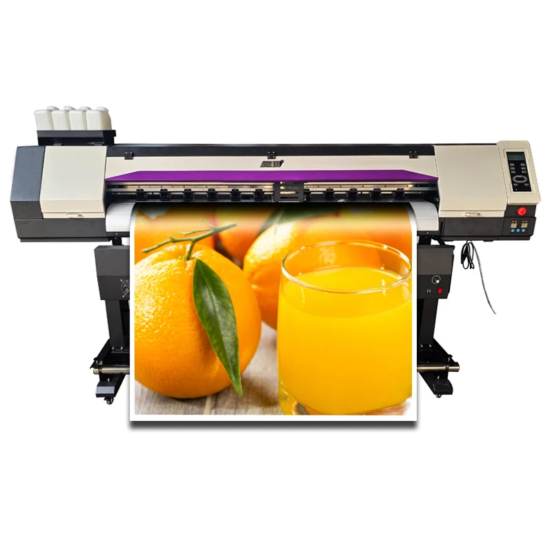 Imprimante à bannière 5/6 pieds avec têtes Epson 1,6 m 1,8 m – Machine d'impression numérique par sublimation – Imprimante grand format à solvant écologique