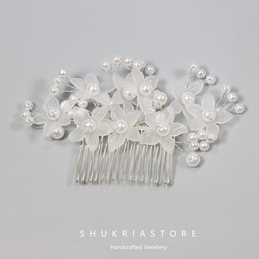 Pettine per capelli da sposa con perle e cristalli, pettine laterale da sposa con strass, pettine per capelli da sposa, pettine per capelli da sposa,