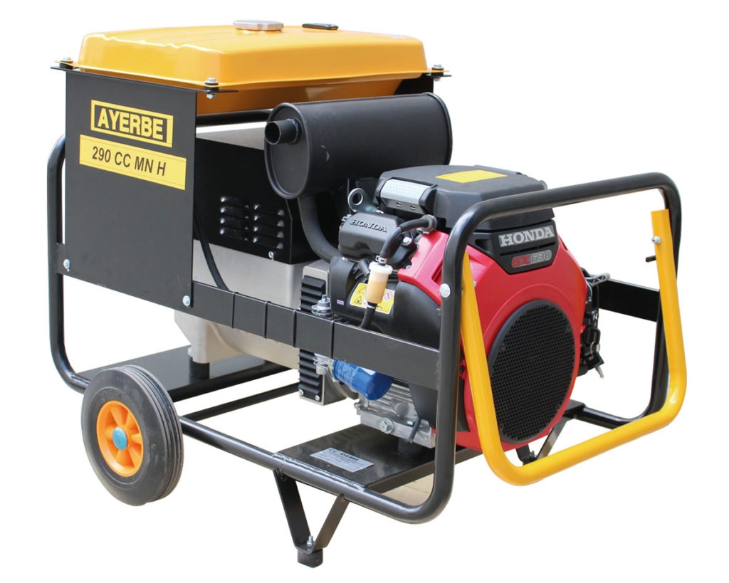 MAESTRO FERRETERO Benzin-Schweißgenerator AY-290 CC MN mit Honda GX630 Motor 7400 W 250 A Elektrostart Image