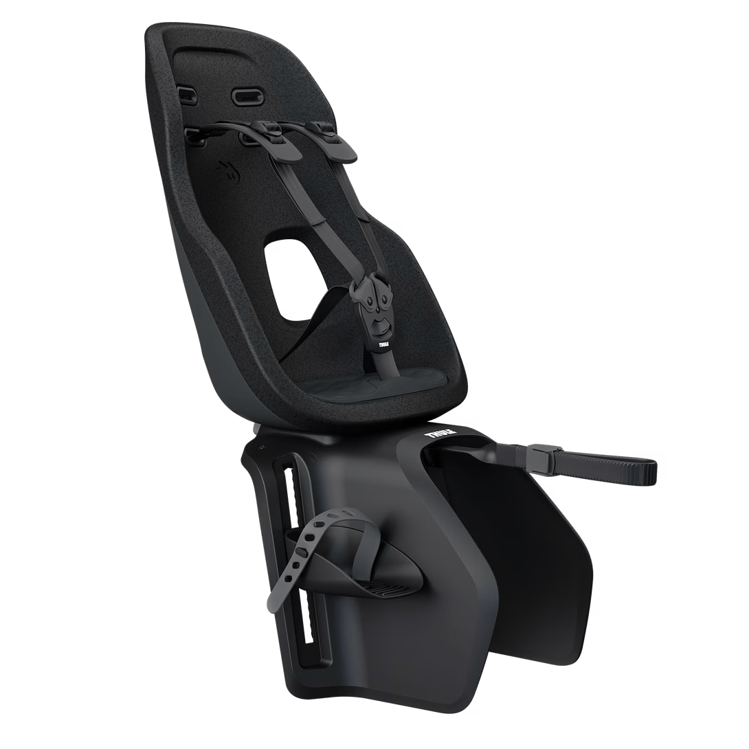 Thule Yepp Nexxt 2 Maxi Rack Mount Child Bike Seat - Midnight Black Black