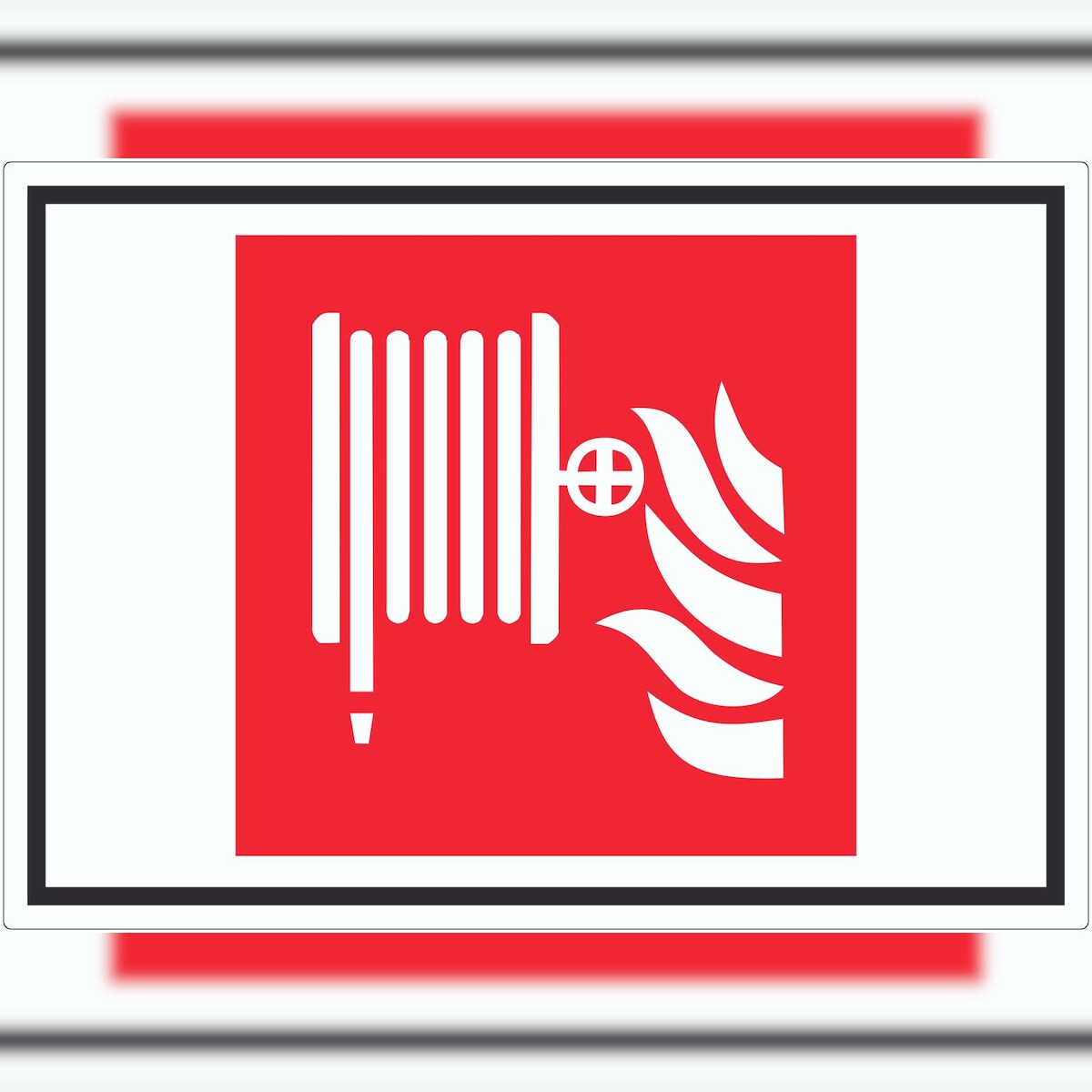 HB-Druck Wandhydrant Symbol Aufkleber A3 (297x420mm) Image