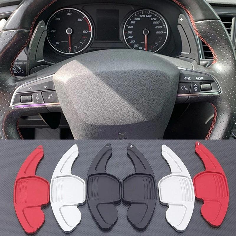 Auto-Schaltwippen DSG-Aufkleber für Seat Leon ST 5F FR Cupra Ateca Ibiza 6P Arona Tarraco Alhambra Lenkrad-Erweiterung Schalthebel Image