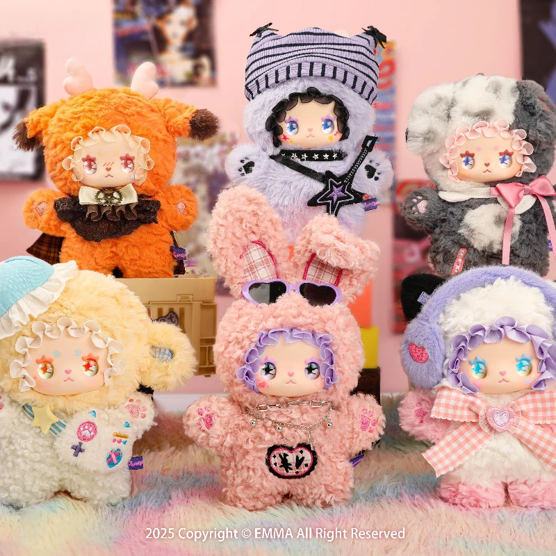 Schöne Emma Punk Era Serie Blind Box Mystery Box Anime Figuren Spielzeug Zimmer Dekoration Sammlung Anhänger Geburtstag Überraschung Geschenke