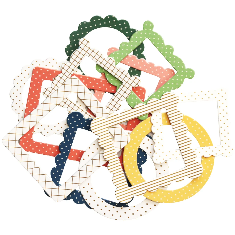 Creative Path Scrapbooking-Papier, Chipboard, Doodle-Rahmen, Junk-Journal-Materialien, Chipboard-Verzierungen für die Kartenherstellung Image