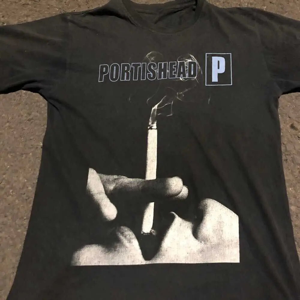 Trip-Hop Portishead Band Grafikdruck T-Shirt Herren Damen Streetwear Hip Hop Pop Mode Baumwolle Sommer T-Shirt Lässige Oversize-Tops