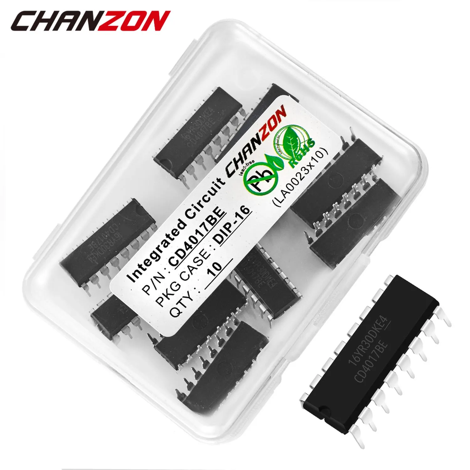 10 TEILE/LOS CD4017 CD4017B CD4017BE 4017 JAHRZEHNT ZÄHLER TEILER IC Integrierte Schaltung Halbleiter Neue Original Auf Lager Image