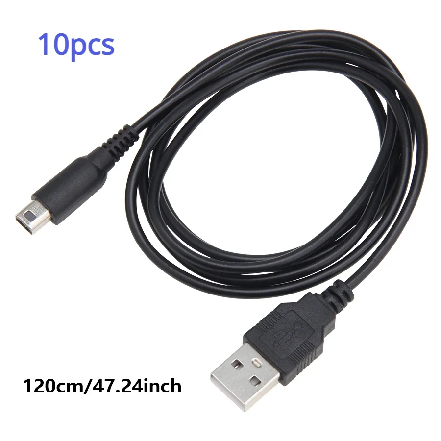 10 Stück DSi USB-Ladekabel Ladedaten-SYNC-Kabel für Nintendo DSi NDSI 3DS 2DS XL/LL Neues 3DSXL/3DSLL 2dsxl 2dsll 1,2 m Kabel