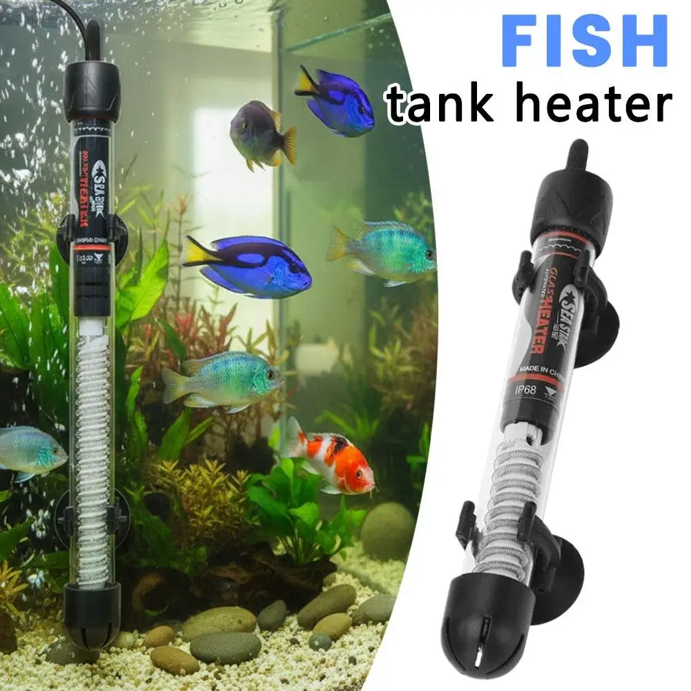 Kompakter Kleiner Aquariumheizer, Automatische Konstanttemperatur EU-Stecker Fischbecken-Heizstab Wasserwärmer für Aquarien Image