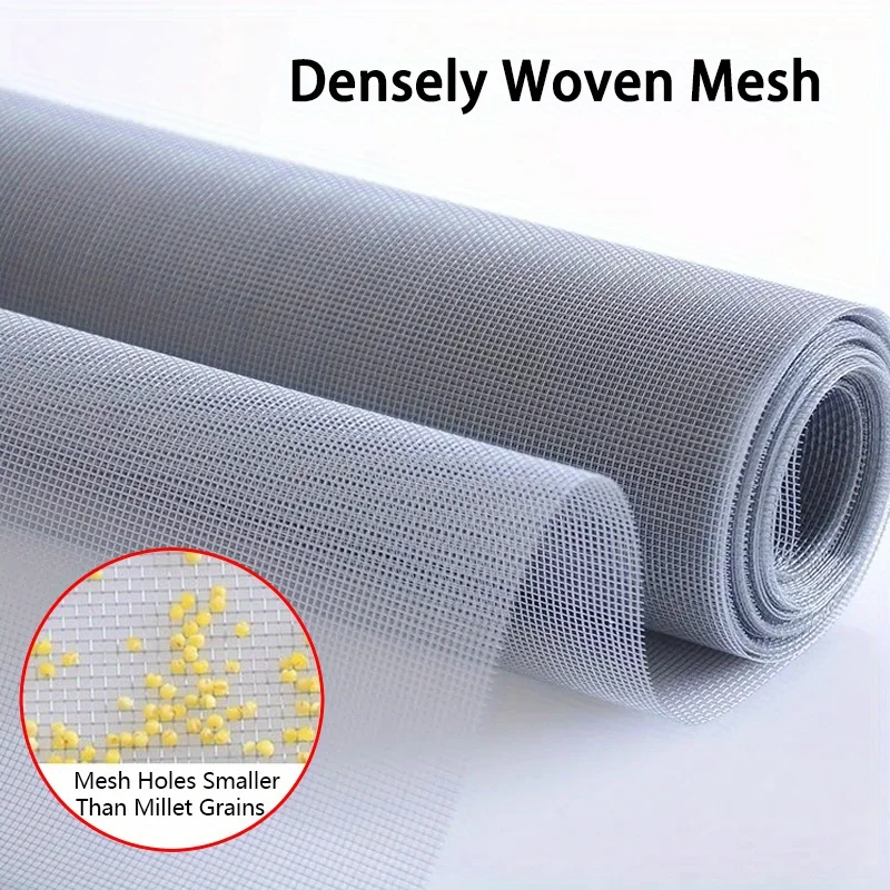 Großes Netzgitter - Mücken- und Insektenschutz, Atmungsaktive Belüftung, Geeignet für Fenster, Türen und Balkone Image