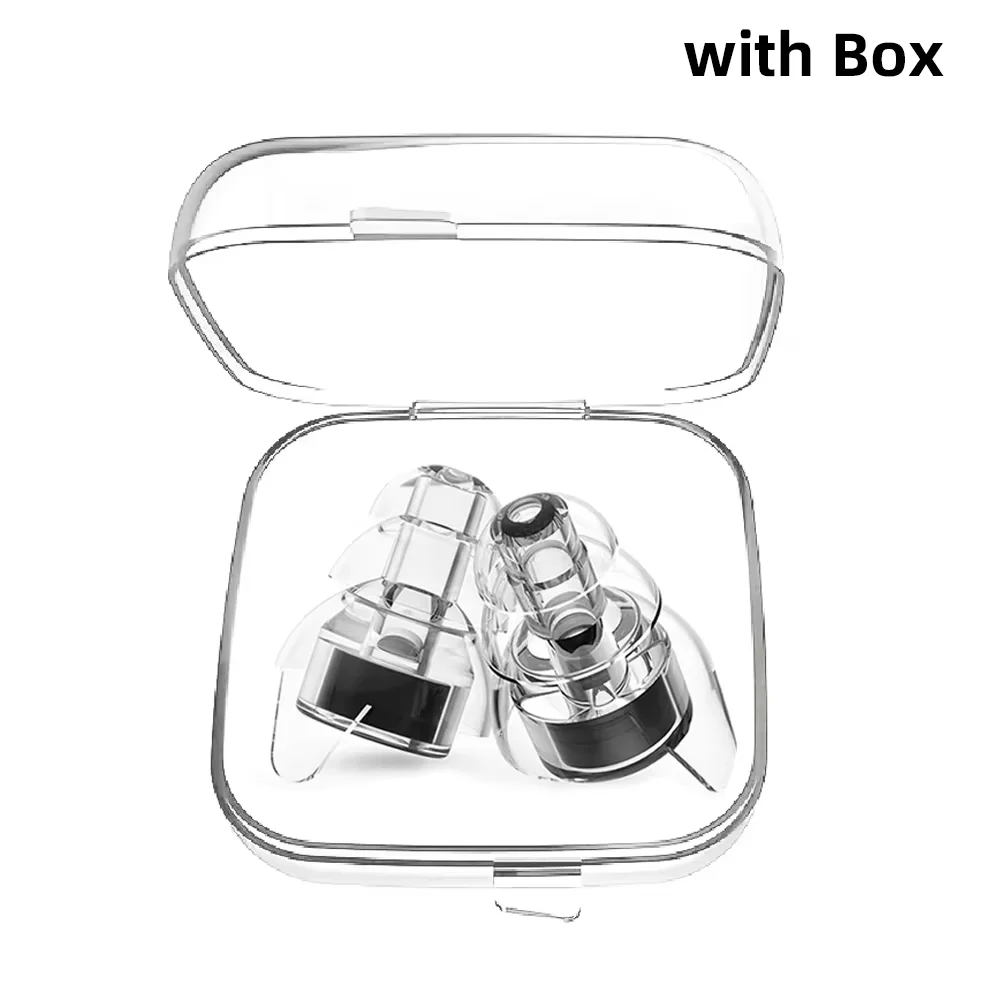 HUAK Wiederverwendbare Silikon-Ohrstöpsel Lärmreduzierung Schlaf- und Schwimm-Ohrstöpsel Geräuschfilternde Ohrstöpsel Weiche Komfortable Passform Ohrstöpsel Image