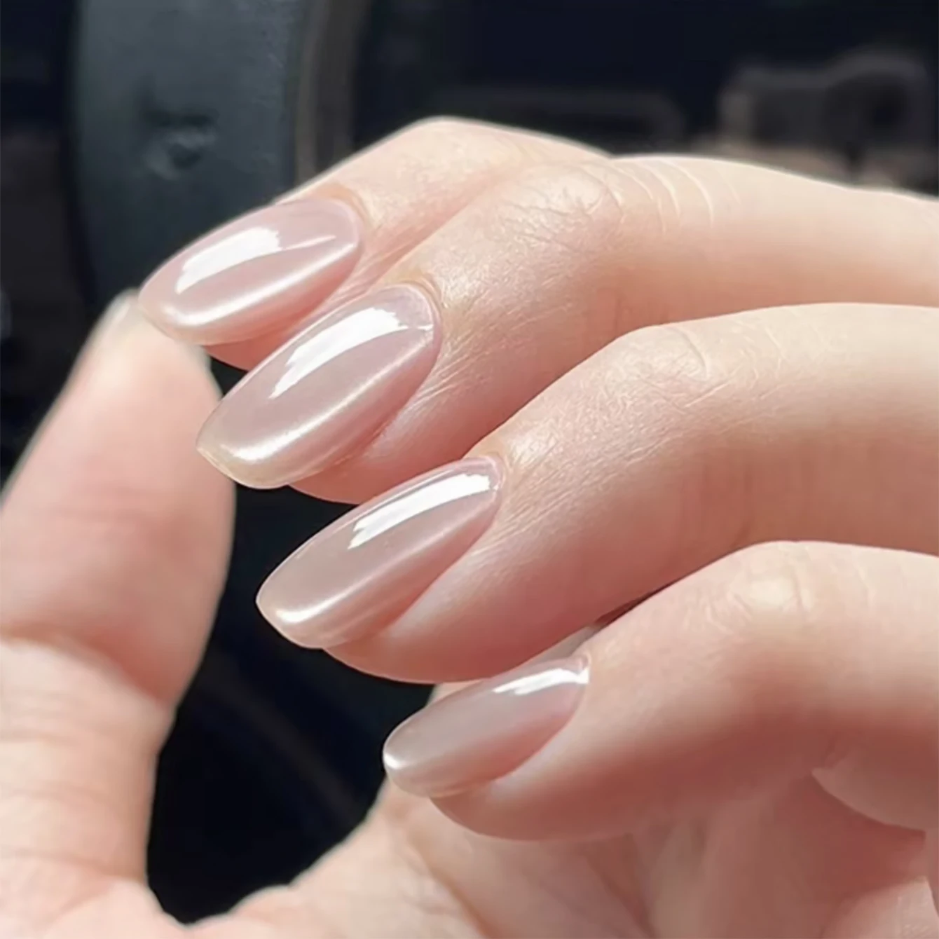 MIANEL 10ML Milchtee Kristall Katzenauge Gel Nagellack 2026 Neuer Sommertrend Glasperlen Katzenauge Gel, Salon-Spezial Image
