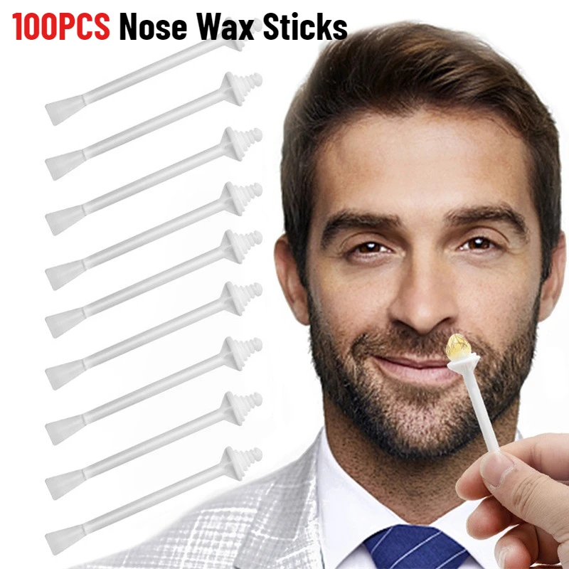 Nasenwachs-Stift, Nasenhöhlen-Reinigungs- und Haarentfernungsstift, 2-in-1 Nasenhaarentferner mit Kunststoff-Applikator Image