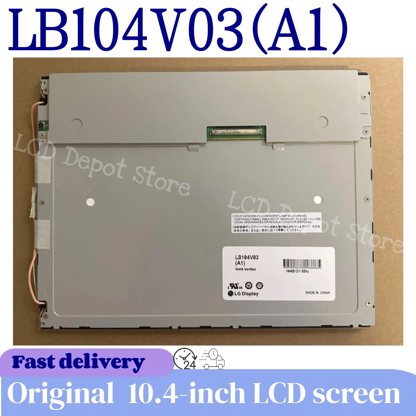 Original 10,4 Zoll LB104V03 (A1) LB104V03 (TD01) LCD-Bildschirm Image