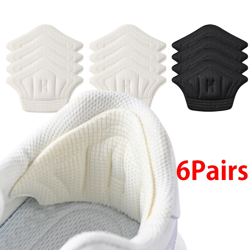 6 paar/12 stücke Einlegesohlen Ferse Pads Leichte Für Sport Schuhe Einstellbare Größe Zurück Aufkleber Anti-verschleiß Füße Pad Kissen einlegesohle Ferse Image