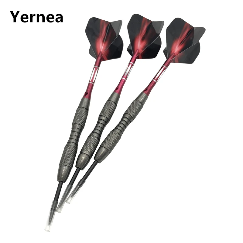 Yernea Neue Darts 3Pcs Profeeional Fest Darts 20g Indoor Sport Unterhaltung Werfen Bewegung Rot Aluminium Dart Wellen Flüge Image