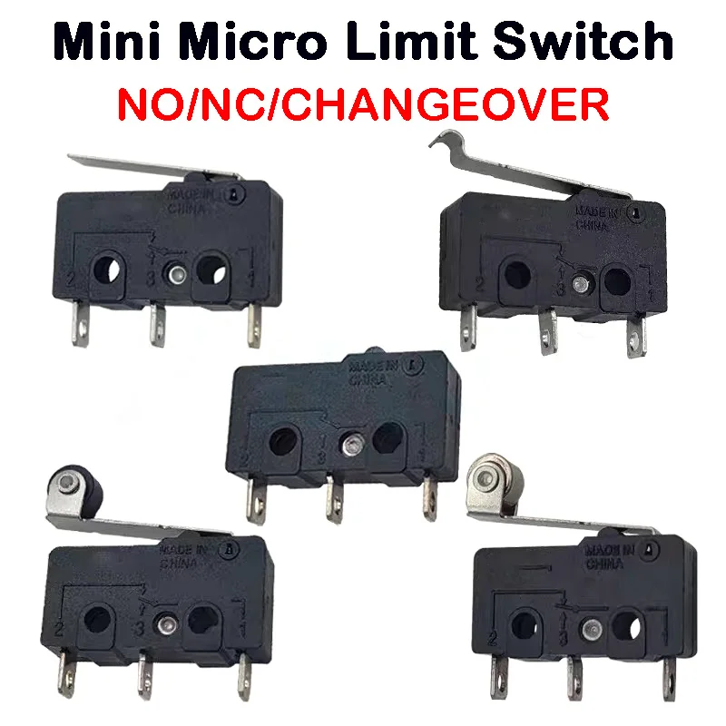 10/50/100 Stück Mikro-Endschalter mit SPDT-Snap-Action – sicher, umweltfreundlich für die Ein-/Aus-Steuerung von Haushaltsgeräten Image