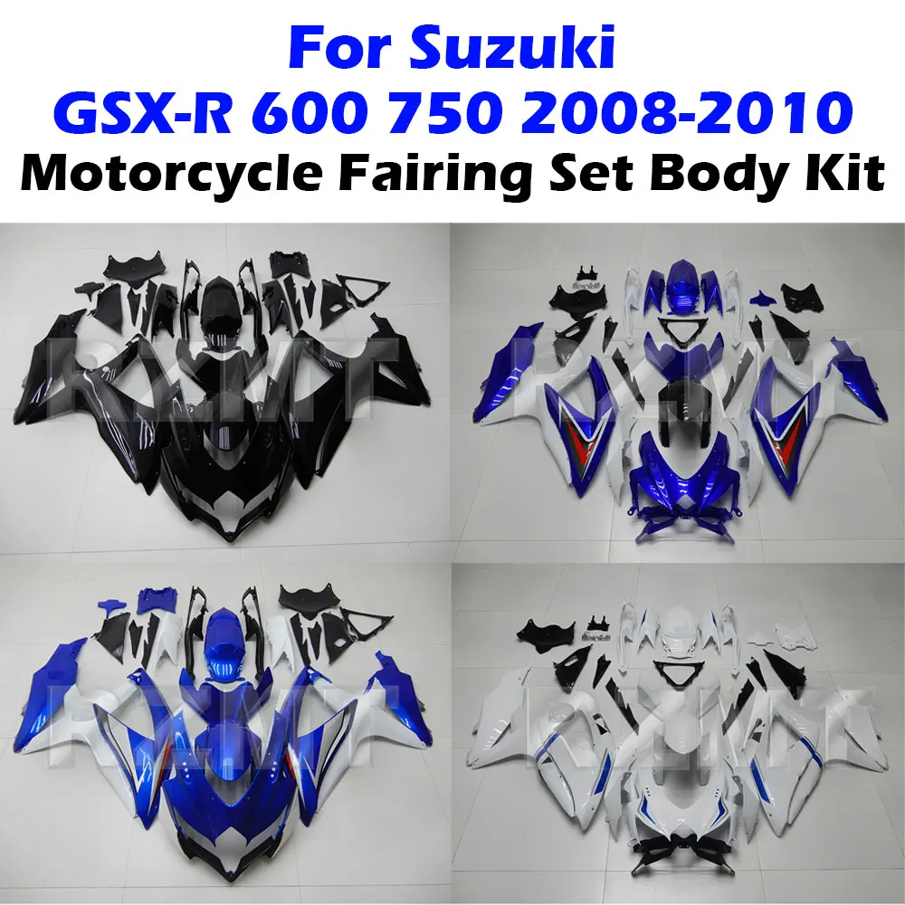 GSX-R600 750 08-10 Motorrad-Verkleidungsset für SUZUKI GSXR 600 750 2008-2010 K8 K9 Karosserie-Kit Kunststoff-Schutzplatte Spritzguss Image