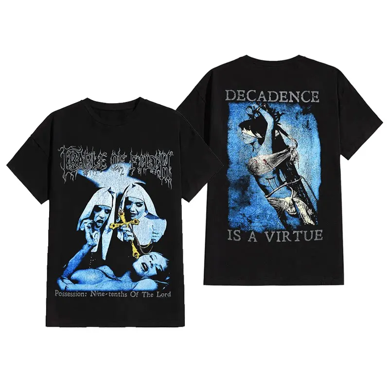 Cradle of Filth Emperor Band Extreme Gothic Black Metal Casual T-Shirt für Herren und Damen – Luxuriöses Band-Marken-Top 2026 Neu Image