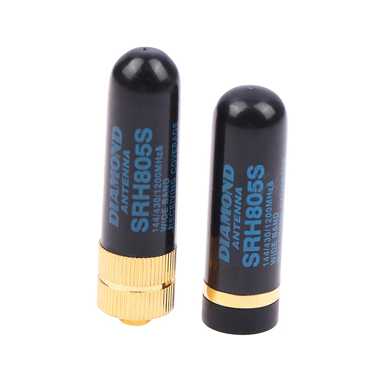 SMA-M/SMA-F Dualband-Antenne UHF+VHF SRH805S Walkie Talkie für Baofeng Image
