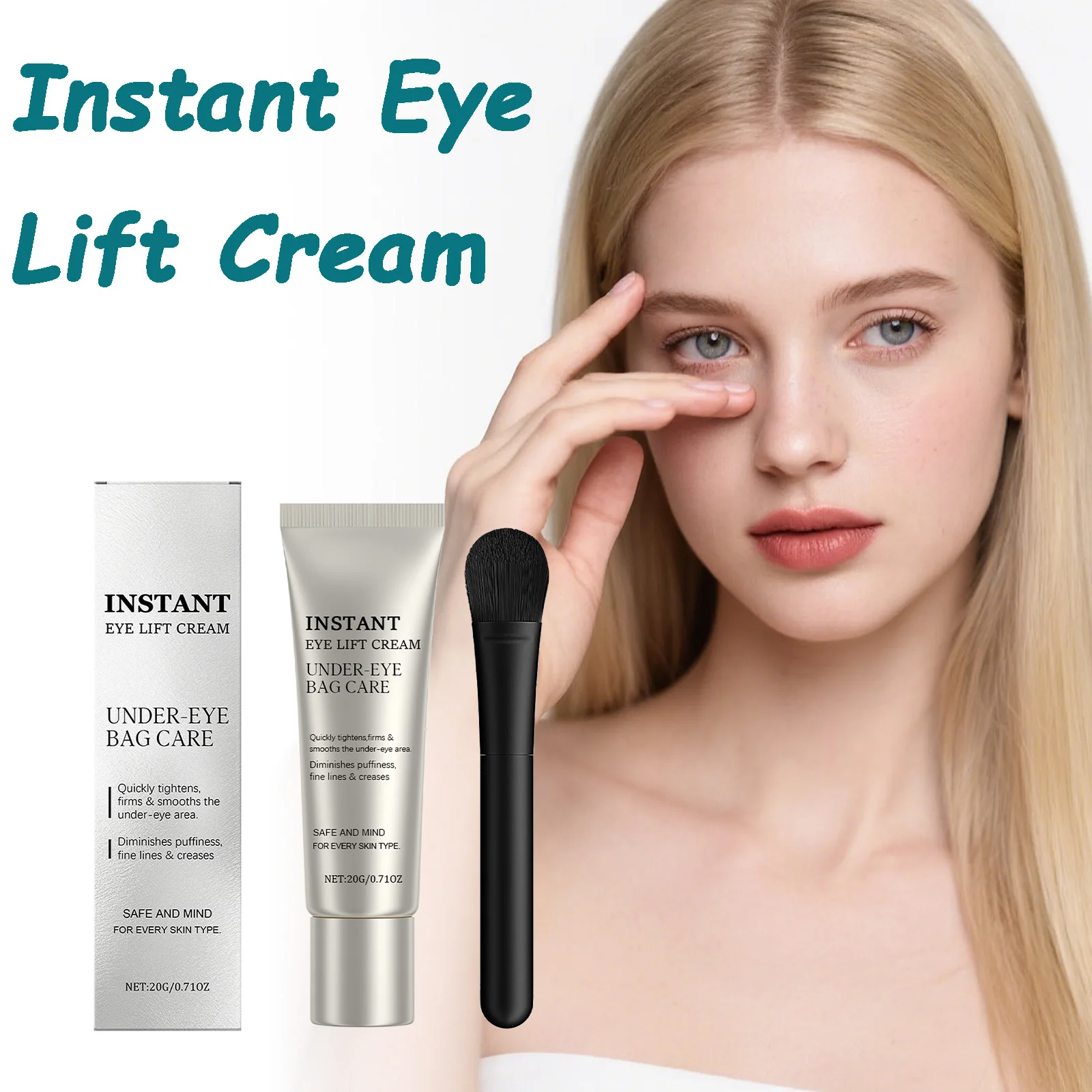 Vitamin E Augencreme Lifting Straffende Augenkontur Anti Schwellungen Augenringe Entfernung Verblassen Feine Linien & Tränensäcke Elastische Augencreme Image
