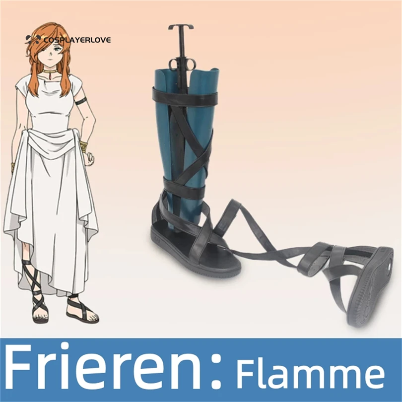 Frieren: Beyond Journey's End Flamme Cosplay Schuhe Stiefel Halloween Karneval Cosplay
