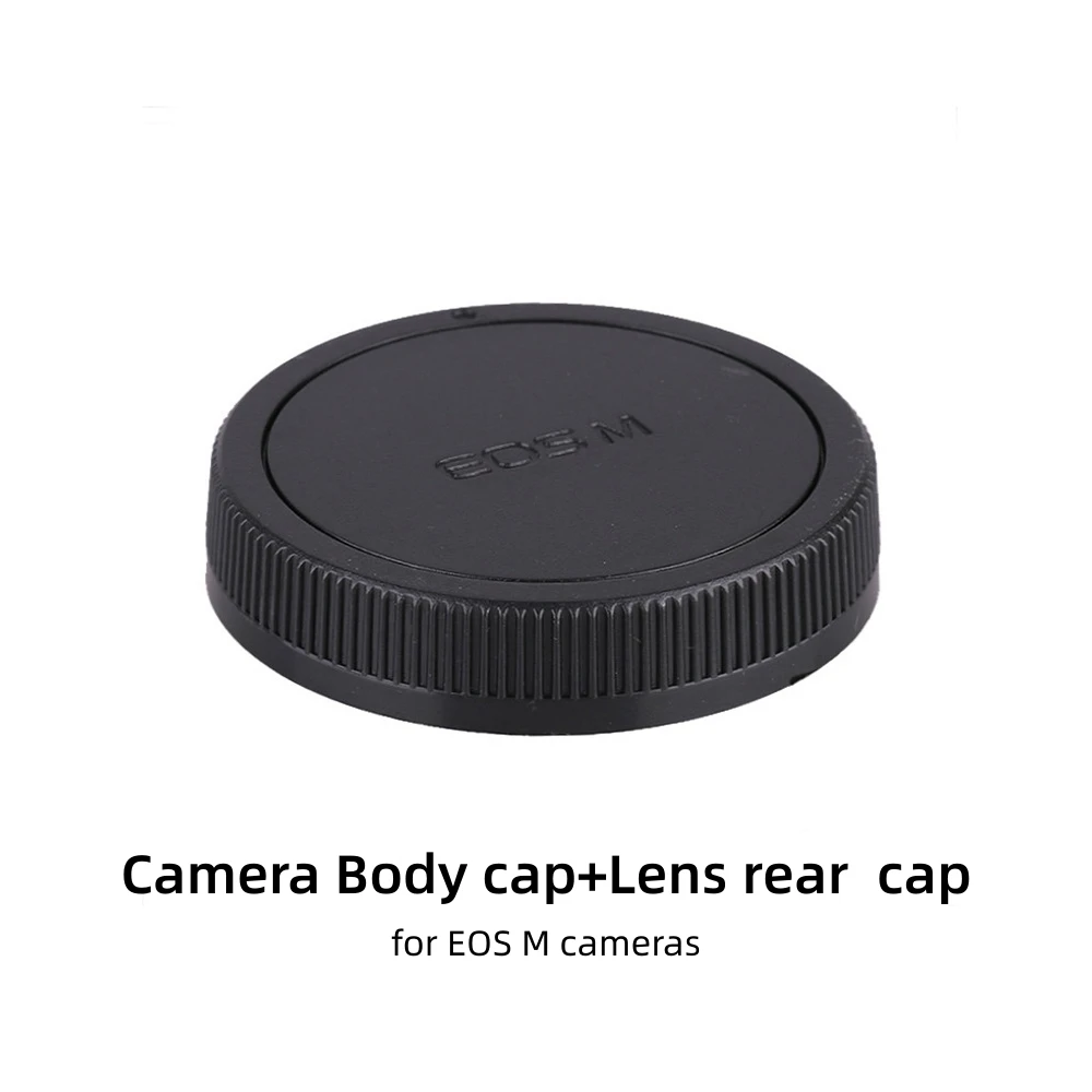 Kameragehäuse-Abdeckkappe, Objektivrückdeckel, Staubschutz für Canon EOS M M2 M3 M5 M6 M6II M10 M50 M50II M100 M200 Spiegellose Kameras Zubehör Image