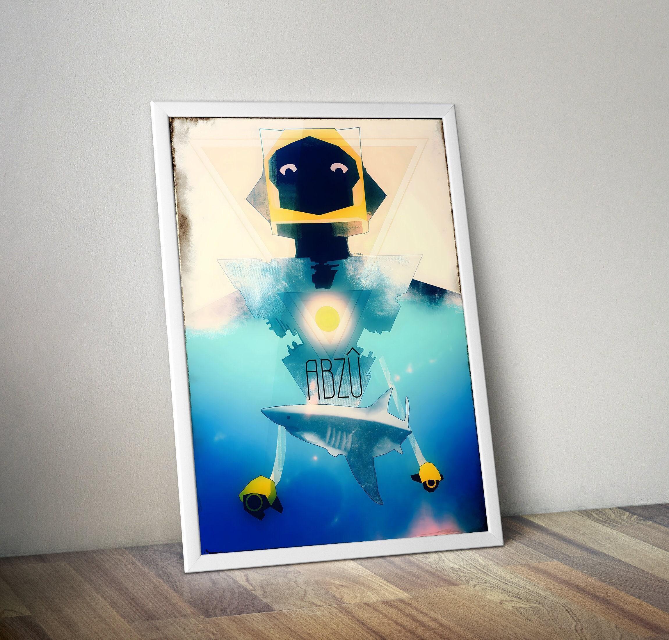 Poster Abzu / Stampe Abzu / Copertine per videogiochi / Poster per videogiochi / Decorazioni per videogiochi / Poster per videogiochi / Regali per vid