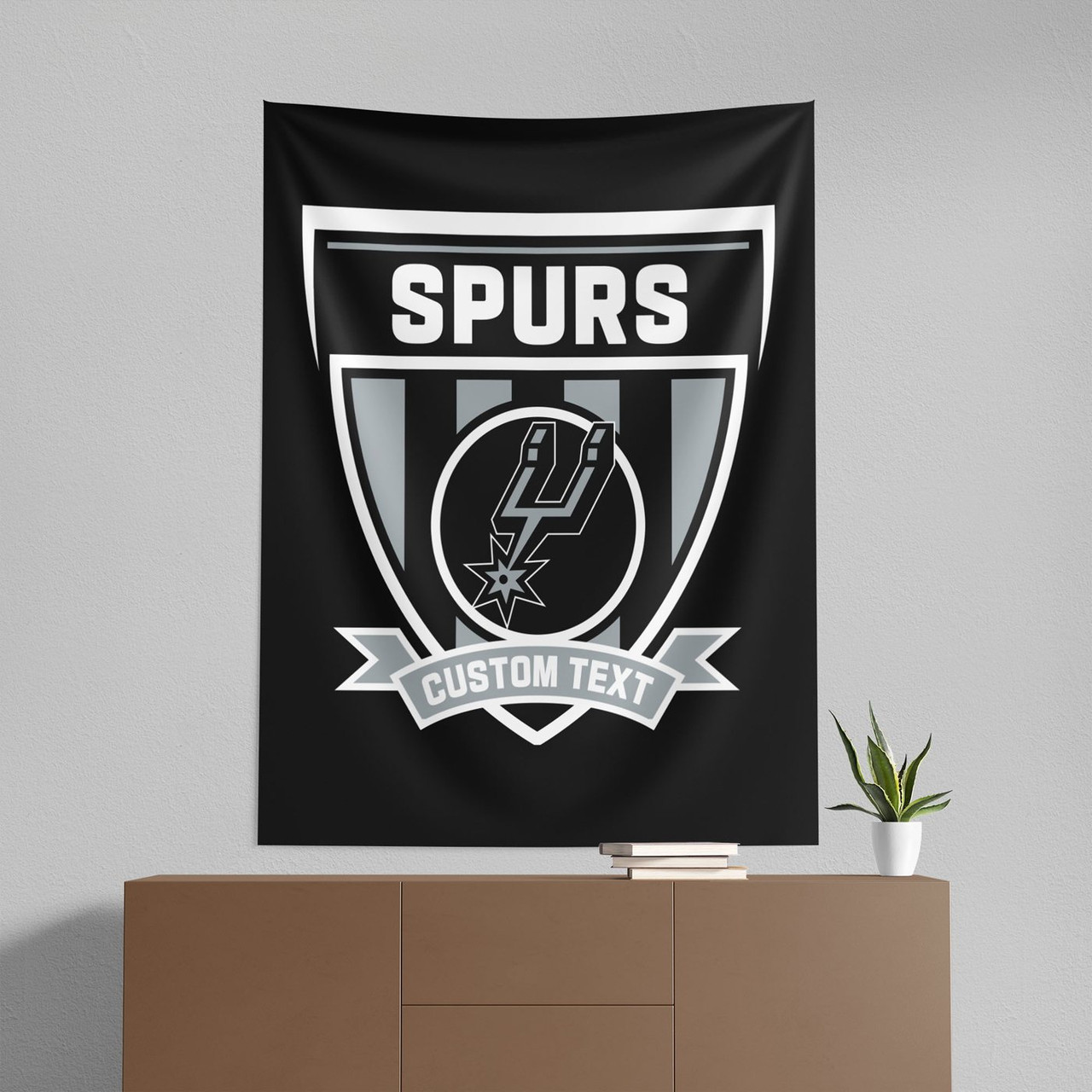 San Antonio Spurs 50" x 60" Allegiance Personalized Wall Hanging