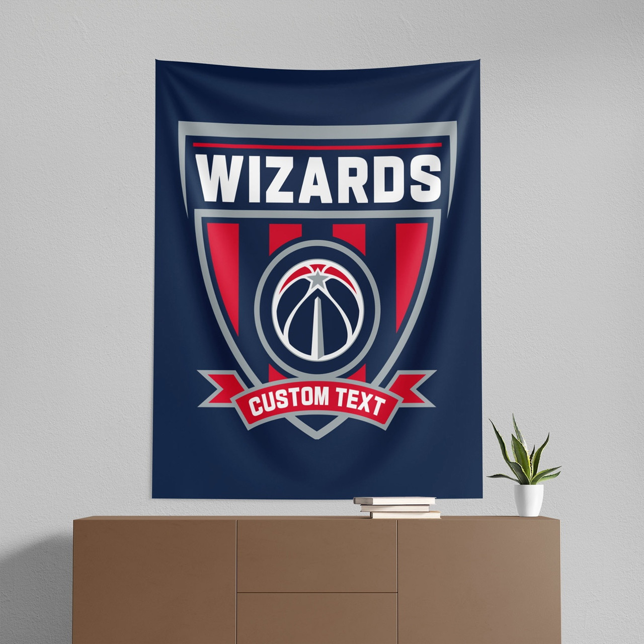 Washington Wizards 50" x 60" Allegiance Personalized Wall Hanging