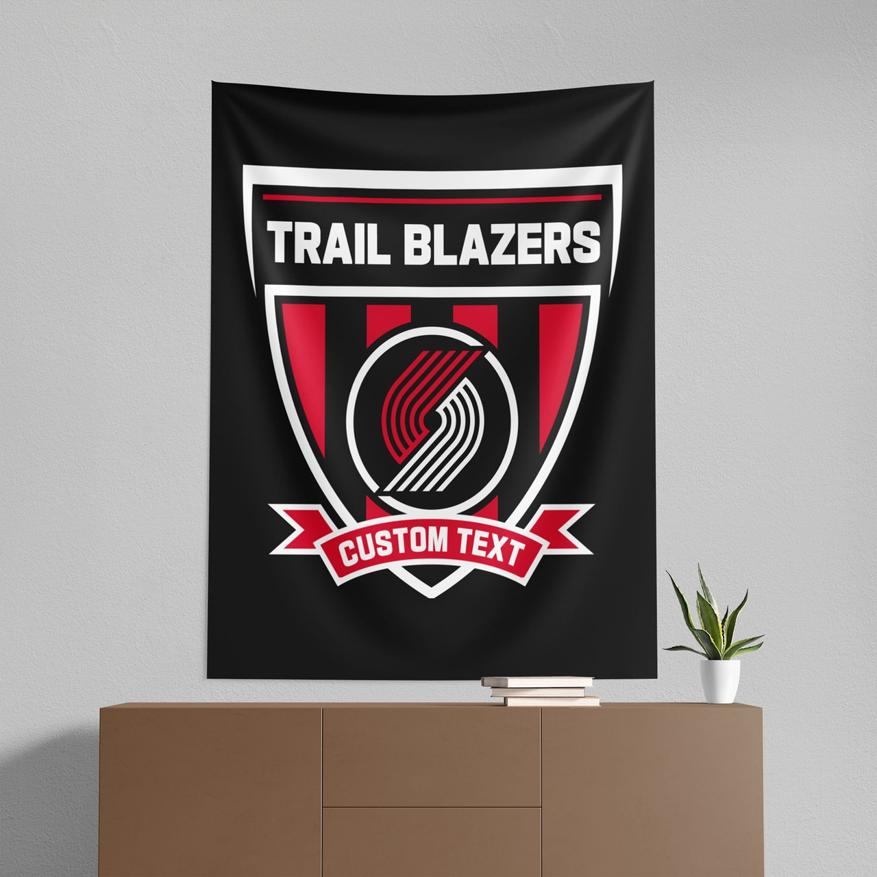 Portland Trail Blazers 50" x 60" Allegiance Personalized Wall Hanging