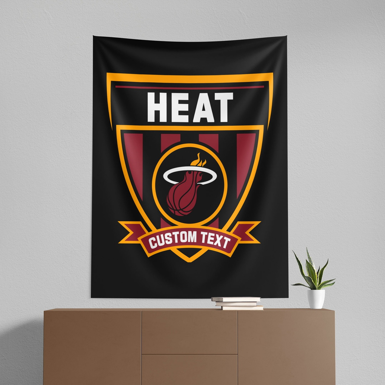 Miami Heat 50" x 60" Allegiance Personalized Wall Hanging