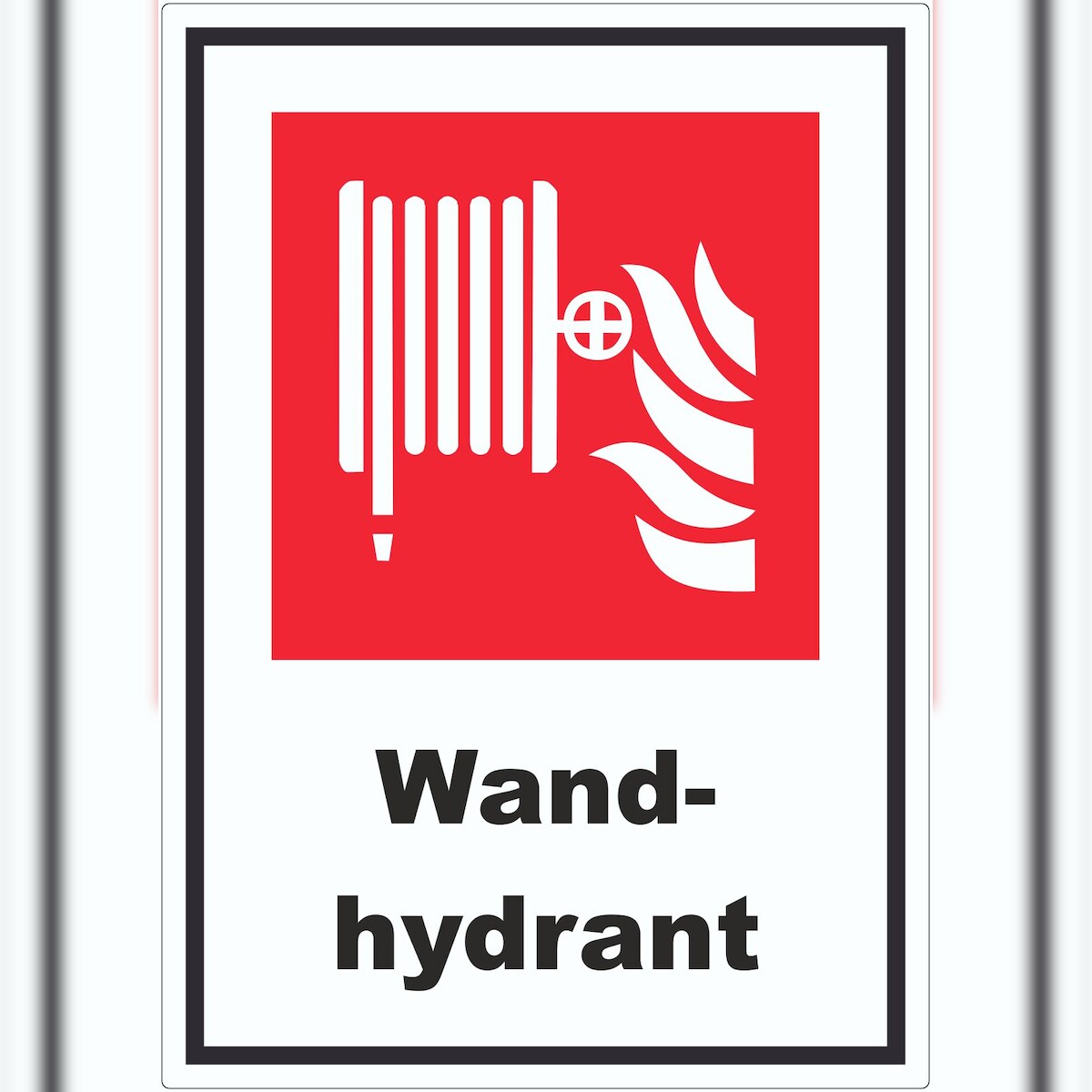 HB-Druck Wandhydrant Aufkleber A9 (37x52mm) Image