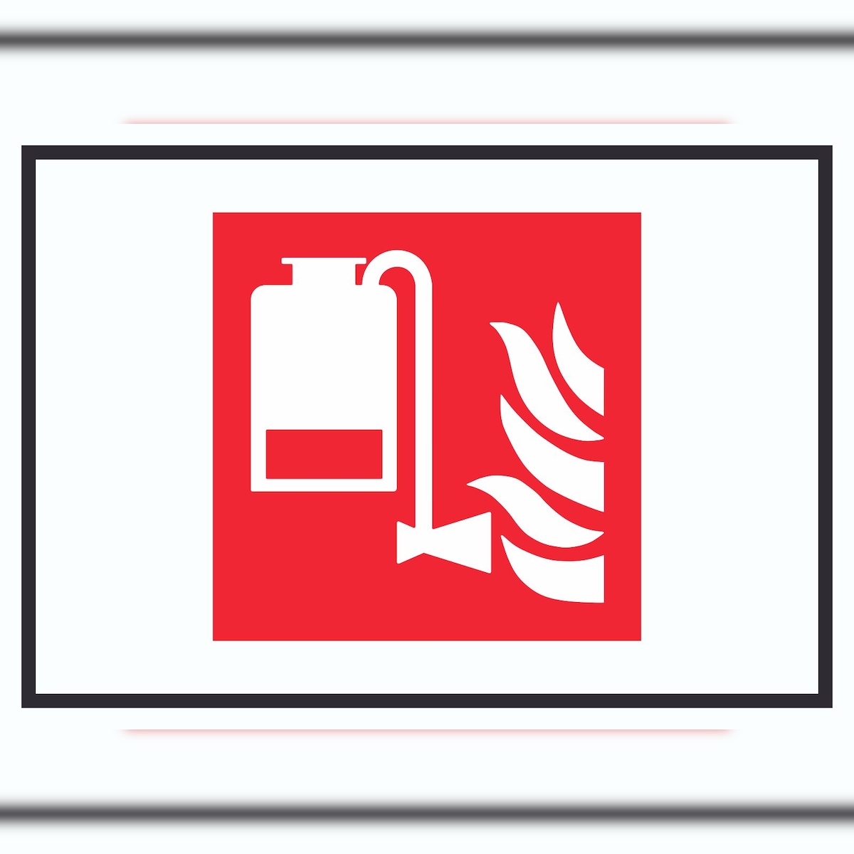 HB-Druck Tragbare Schaumlösch-Einheit Symbol Schild A6 (105x148mm) Image