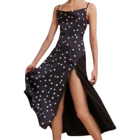 Anthropologie Dresses | Foxiedox Anthropologie Dressy Sleeveless Dress | Color: Black/White | Size: M