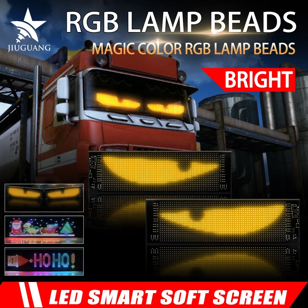 HL LED Matrix Pixel Panel Light Bluetooth App 5V USB Control Scrolling Advertising LED Car Sign Animation Programmable For Car