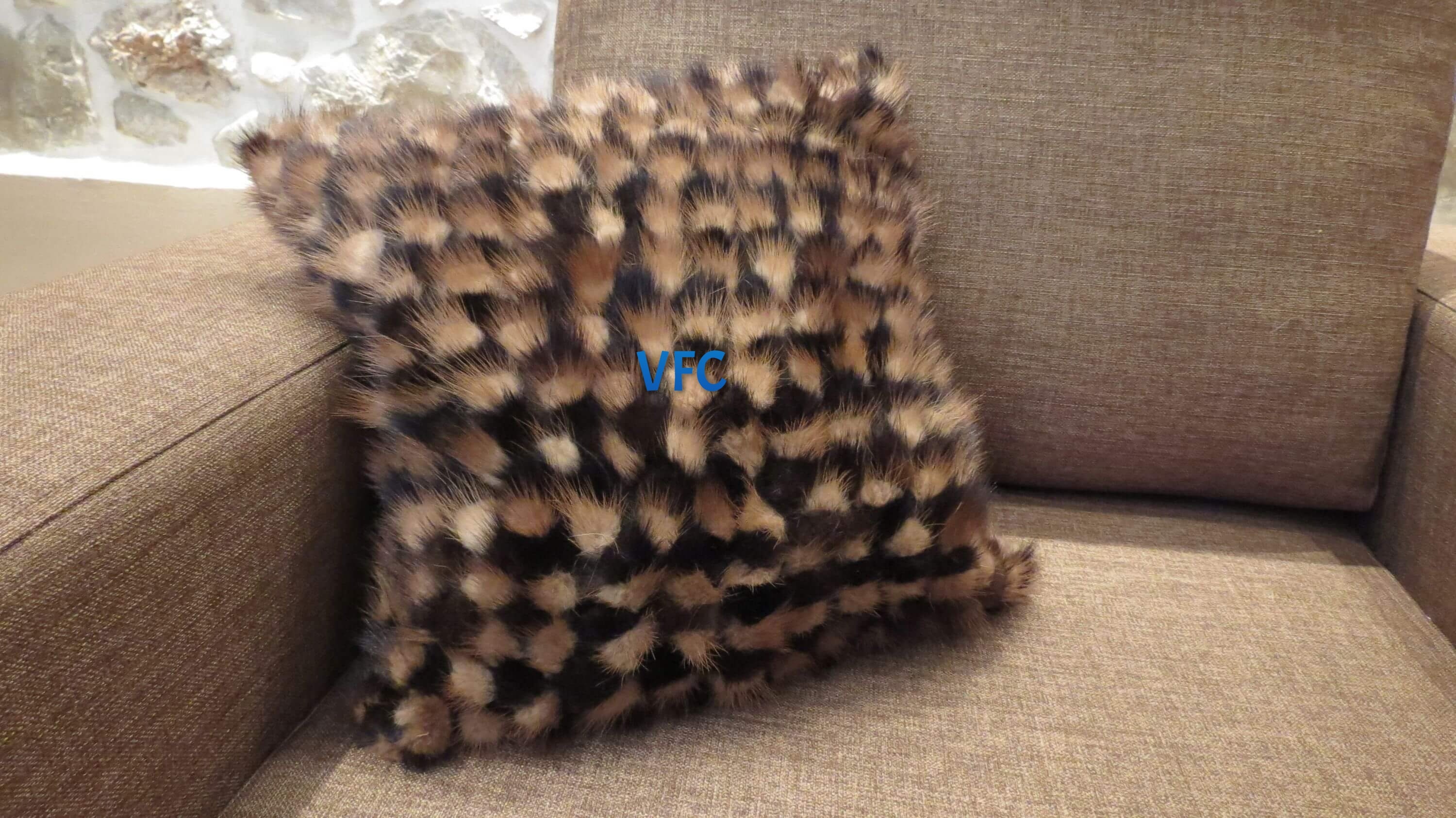 Fodera per cuscino in pelliccia di visone, fodera per cuscino fatta a mano, fodera per cuscino di lusso, fodera per cuscino in pelliccia soffice, fode