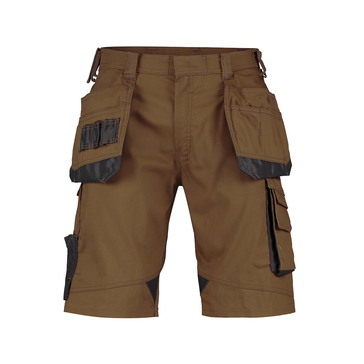 DASSY® Bionic Arbeitsshorts mit Holstertaschen | D-FX Flex | Mech. Stretch | Cordura® | Art.-Nr. 250071 lehmbraun/anthrazitgrau 48 Image