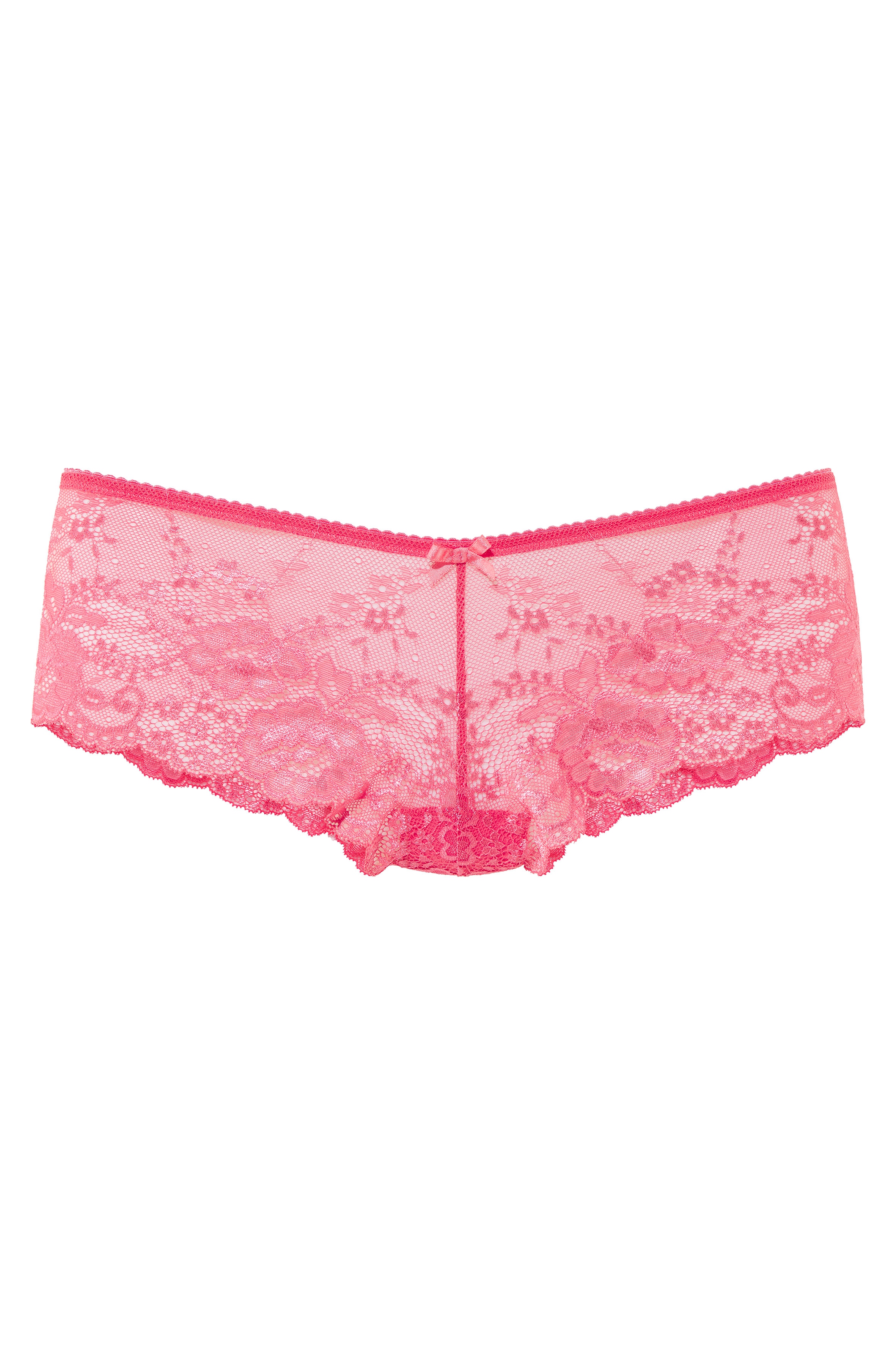 Hipster LASCANA, Damen, Gr. 36/38, hellrosa, Spitze, Obermaterial: 90% Polyamid, 10% Elasthan, unifarben, körpernah, Unterhosen, aus zarter Spitze