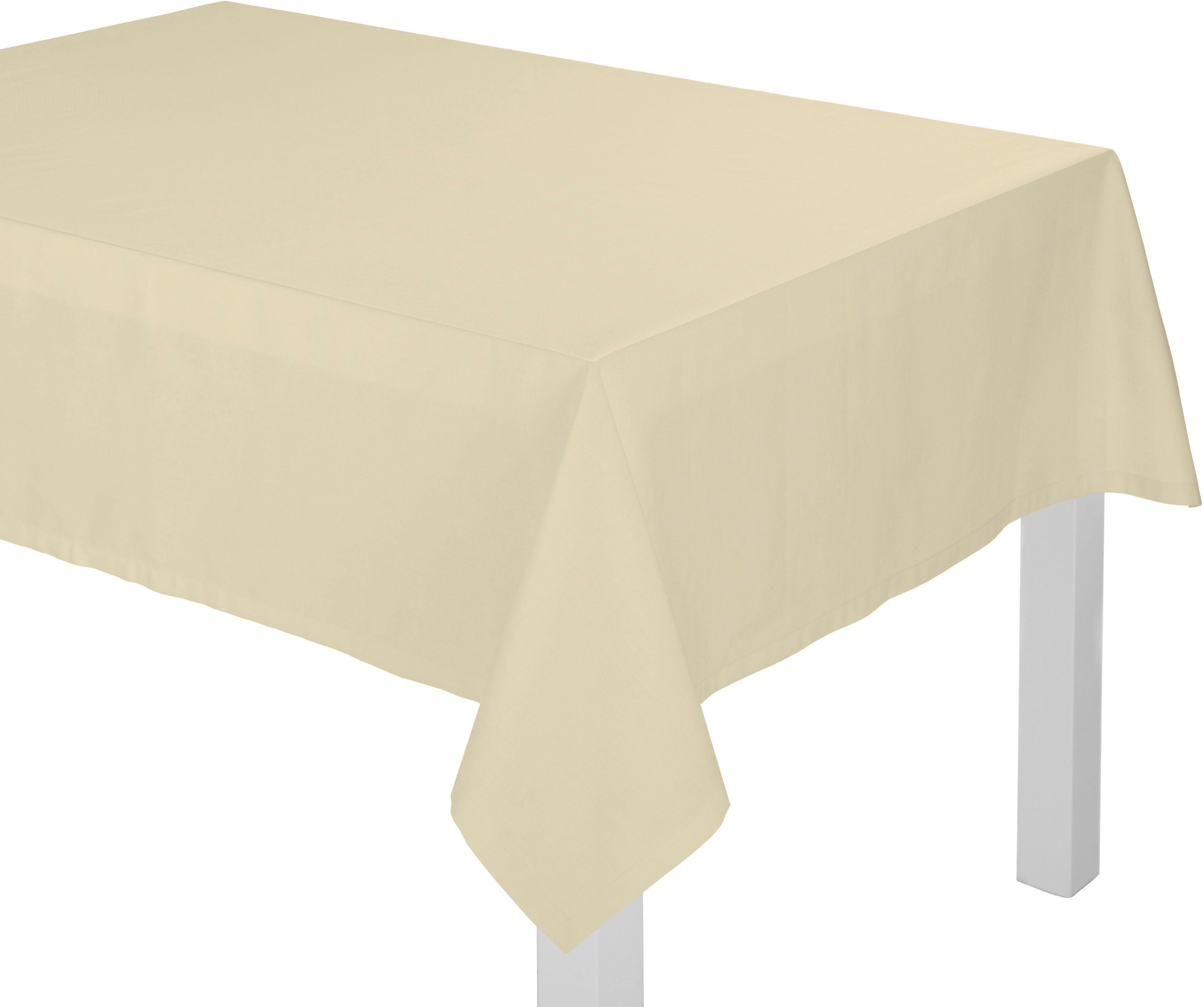 Tischdecke WIRTH "WirthNatur" Gr. 3, beige, B:130cm L:160cm, Baumwolle, Tischdecken, Tischdecke Image