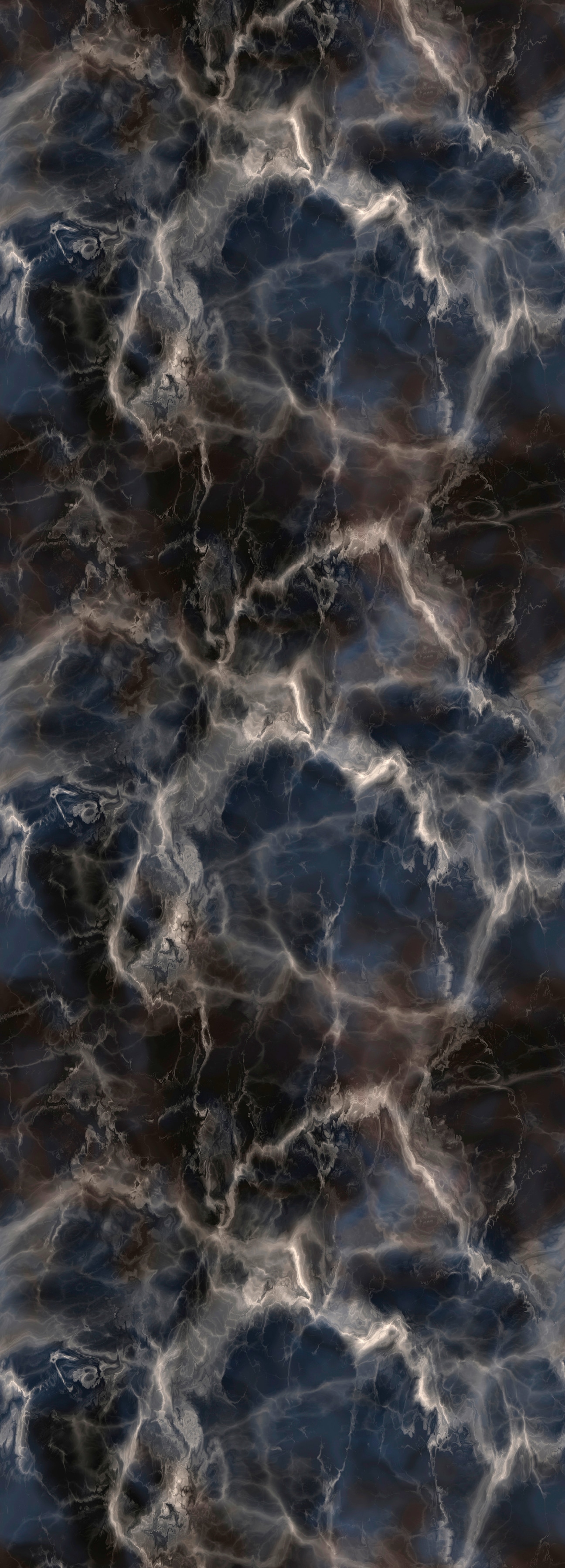 Vinyltapete QUEENCE "Marmor", schwarz, B:0,9m L:2,5m, Vinyl, Tapeten, 90x250cm, selbstklebend, kinderleichte Anbringung,, Sticker Image