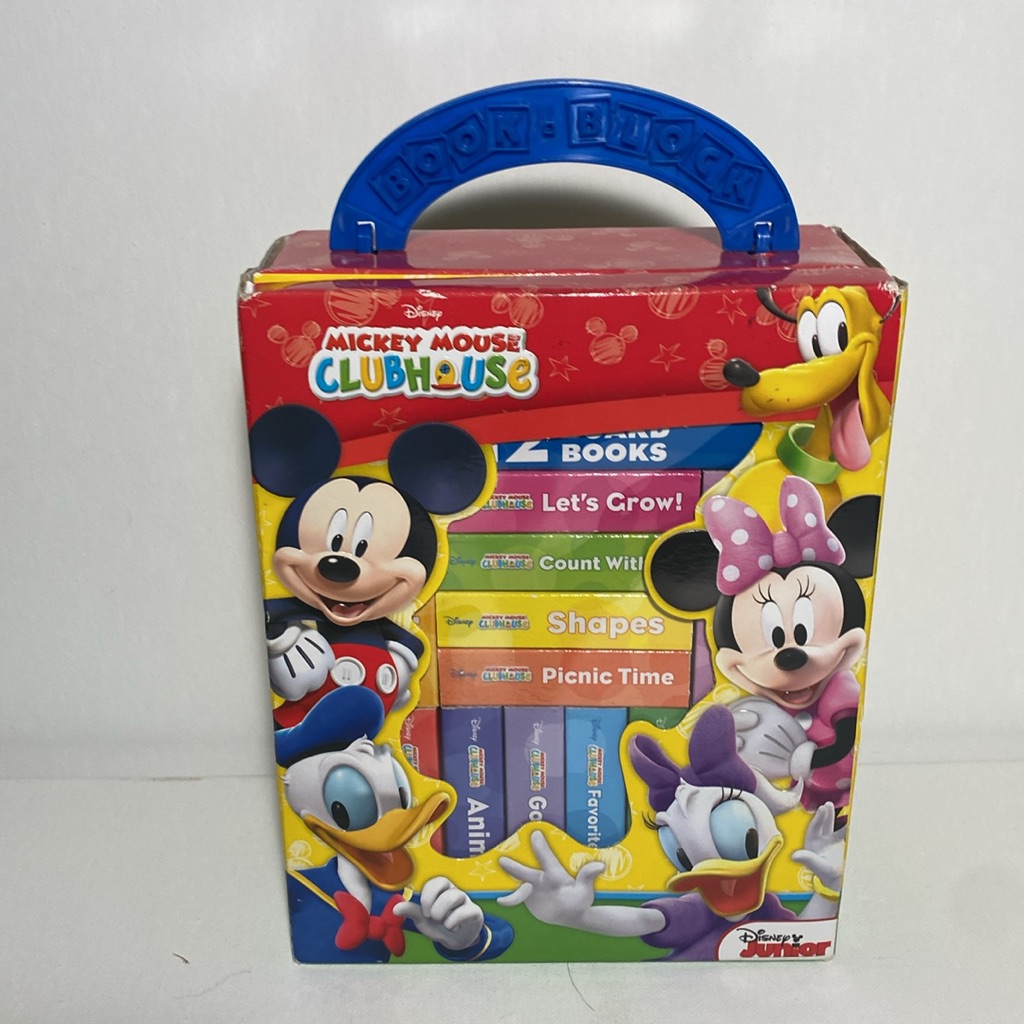 Disney Toys | Disney Junior Mickey Mouse Clubhouse - My First Library Board Book 12 Book Set | Color: Blue/Red | Size: O/S