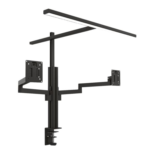 unilux Monitorarm- und Tischleuchten-Set »Axio & Elite Lumino« grau Image