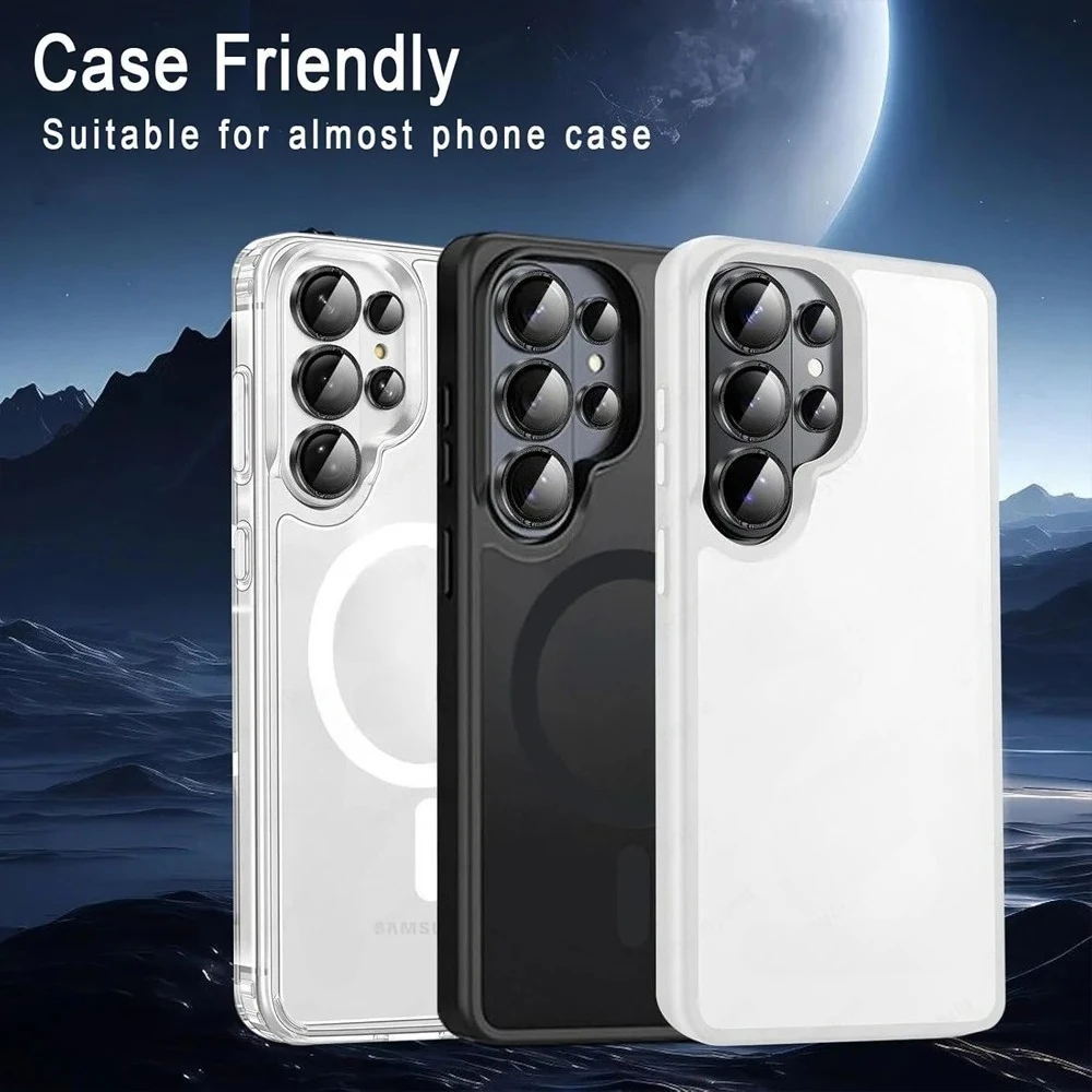 Für Samsung Galaxy S26 Ultra 5G Objektivschutz Hülle Freundliches Ultra-HD 9H Kameraglas Metall-Objektivring Für S26+ Plus S 26 Image