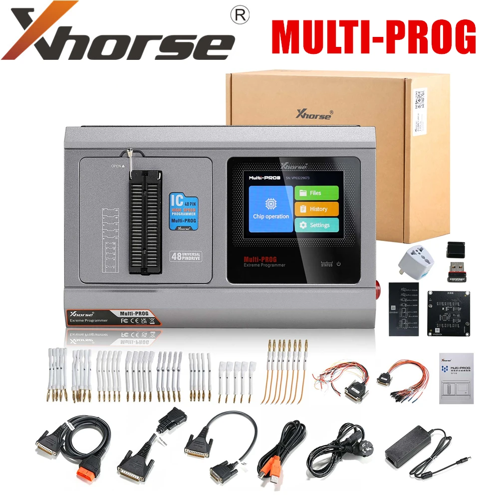 Xhorse VVDI Multi-Prog Programmierer mit neuem ECU- und TCU-Lese-/Schreib-/Klonfunktion, kostenlose MQB48-Lizenz, globale Version Image