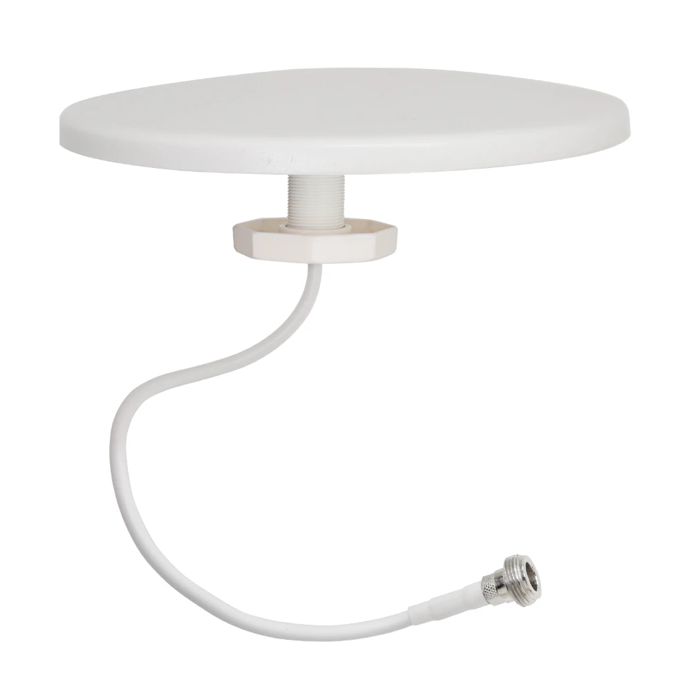 4G LTE 5G Deckenantenne für den Innenbereich, omnidirektionale Antennenkuppel, N-Typ-Buchse für Signalverstärker, 698–3800 MHz Image