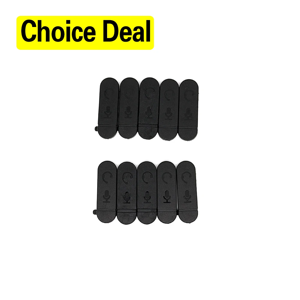 Walkie-Talkie-Headset-Kopfhöreranschluss-Staubschutzkappe für Motorola DP1400 DEP450 XiR P3688 Tragbares Funkgerät, Zubehör für Zwei-Wege-Funkgeräte Image