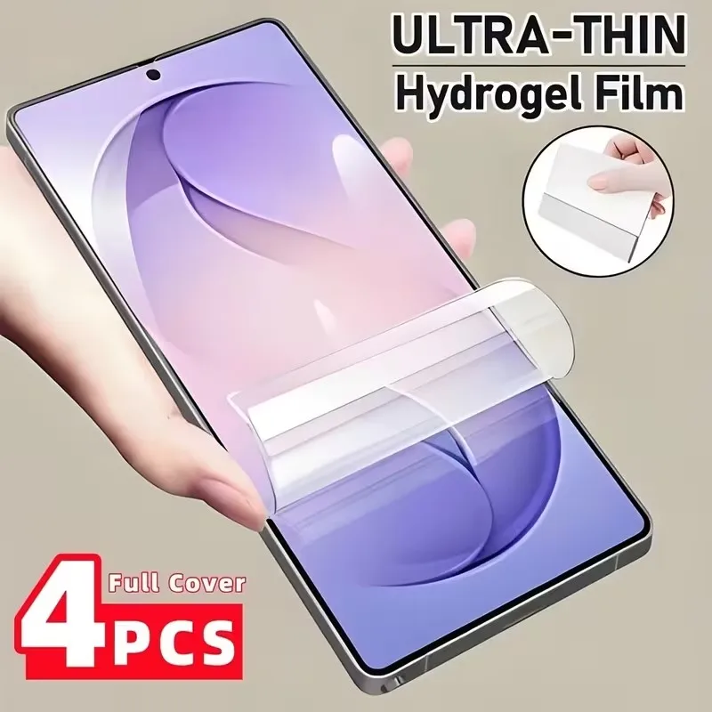 3/4 Stück Hydrogel-Folie für Samsung Galaxy S26 S25 S24 Ultra S23fe S24fe S22 S24 Plus A53 A54 A34 A16 A15 A25 A06 Displayschutzfolie Image