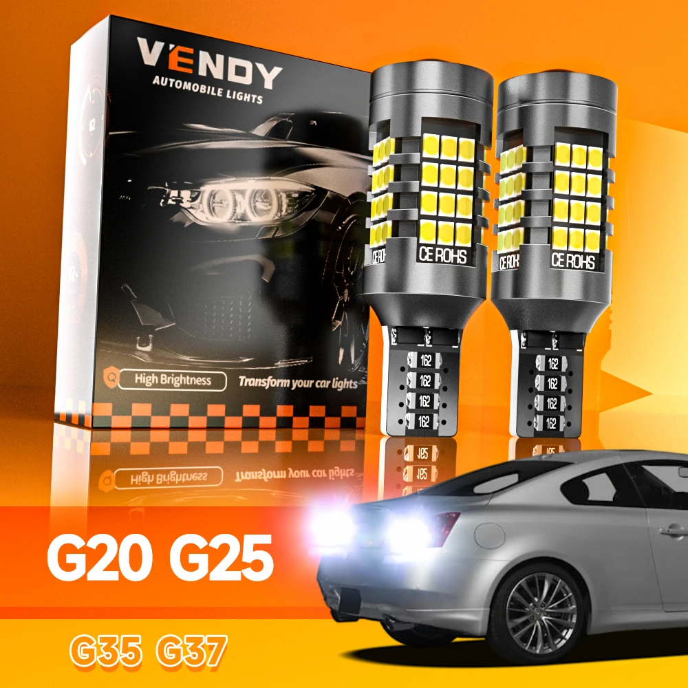2 stücke Für Infiniti G20 G25 G35 G37 1999-2013 LED Reverse Licht Backup Lampe 2002 2003 2005 2007 2008 2011 2012 Canbus Zubehör Image
