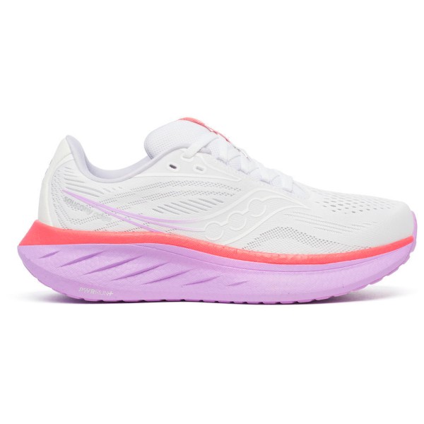 Saucony - Women's Ride 18 - Runningschuhe 38,5 | EU 38,5 weiß/orange