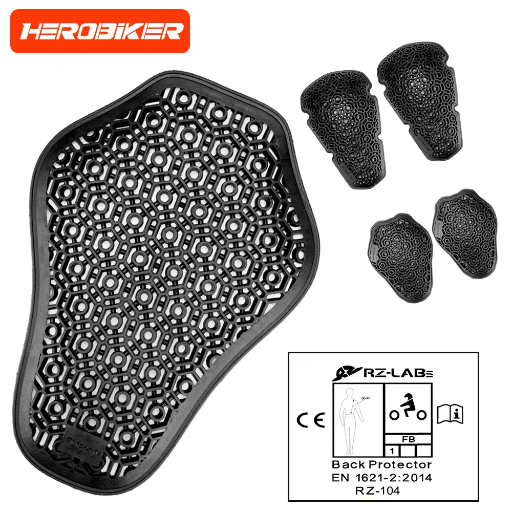 Motorrad-Schutzpolster für Jacke und Hose, CE-zertifizierte Schutzausrüstung der Stufe 1 für Offroad-Fahrten Image